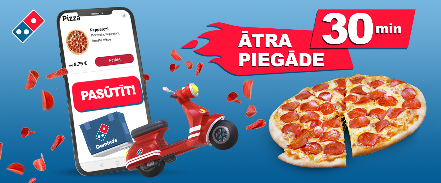 Order Pizza In Riga With Delivery | Domino’s Pizza