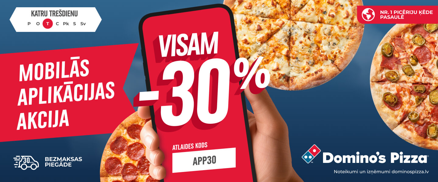 Order pizza in Riga with delivery | Domino’s Pizza