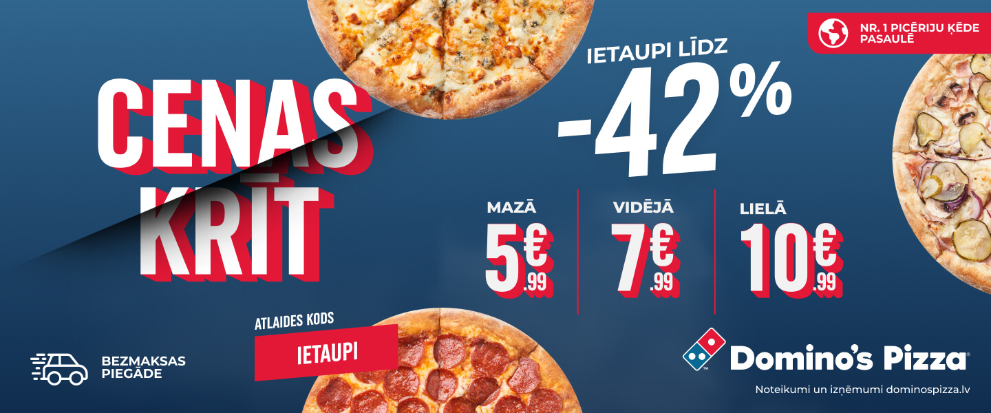 Order pizza in Riga with delivery | Domino’s Pizza
